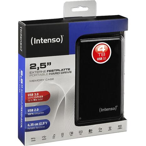 Εξωτερικός Σκληρός Δίσκος INTENSO HDD 4TB 3.0 2.5" Black Memory Case